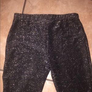 Flare glitter pants